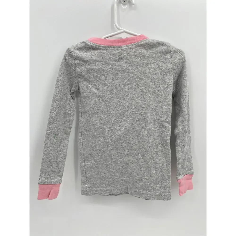 Kirkland Hedgehog gray long sleeve pajama top size 5